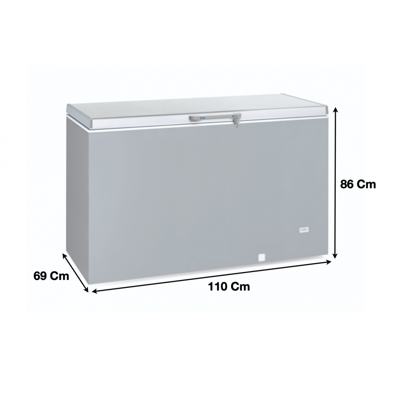 Congélateur coffre bi-température 240 l - 1090x690x860 mm - Tensai