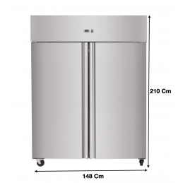 Armoire réfrigérée 1333 L. - 2 portes pleines GN2/1 | THL1410TN | SKY
