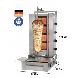 Machine à kebab 4 Zones HP...