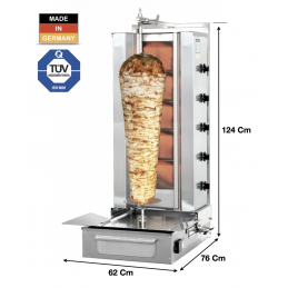 Machine à kebab 5 Zones HP...