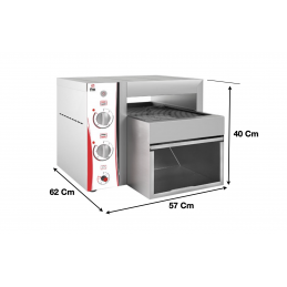 Toasteur frontale Large |...