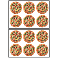 Modèles 6+6 Pizzas